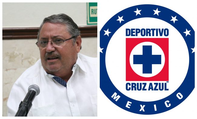 Dwight Navarrete fotocomposición con logo del Cruz Azul 1