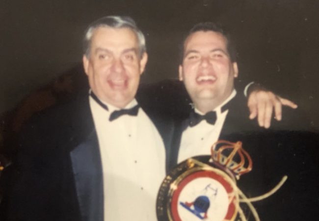 Félix Zabala sr. con Félix Zabala jr.