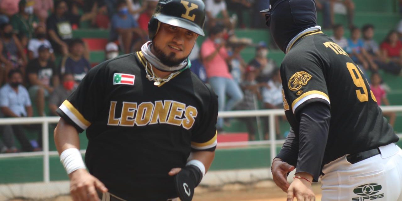 Leones de Yucatán vs. Piratas de Campeche 4o juego pretemporada 4×3 del 020521 en Calkiní 4o al hilo sobre Campeche, Norberto Obeso