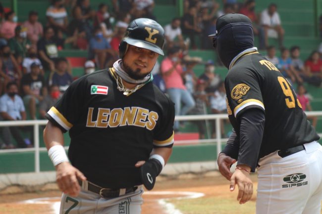 Leones de Yucatán vs. Piratas de Campeche 4o juego pretemporada 4×3 del 020521 en Calkiní 4o al hilo sobre Campeche, Norberto Obeso