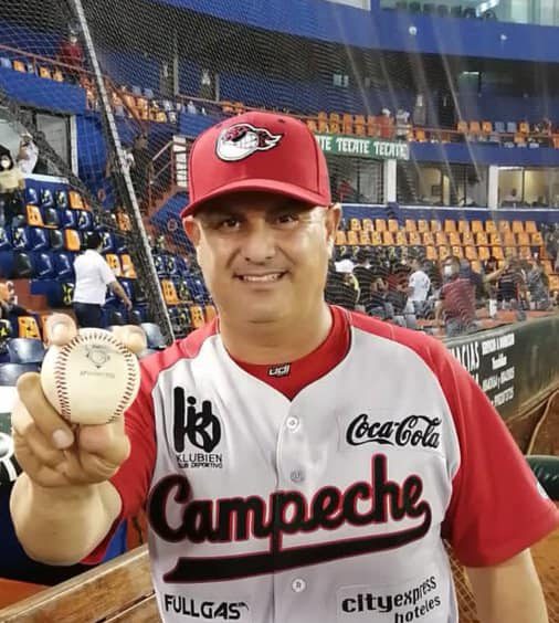 Piratas de Campeche vs. Tigres de Quintana Roo 2o juego Piratas 4o tigres, 1o de la serie 6×1 del 250521 en Cancún 1er triunfo Francisco Campos como mánager