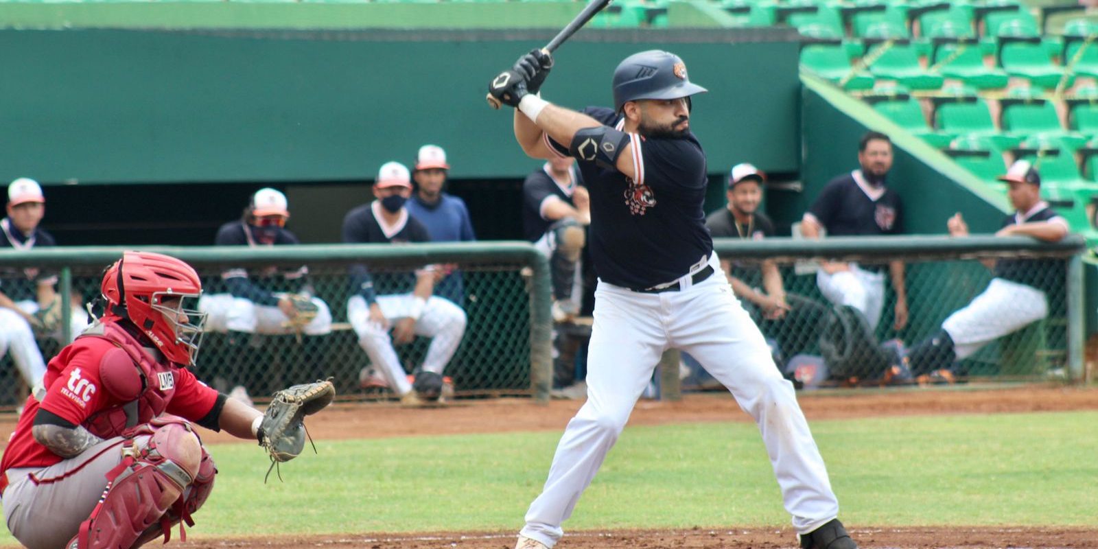 Piratas de Campeche vs. Tigres de Quintana Roo 4×0, juego de pretemporada Copa Maya del 140521 en parque Kukulcán, 2o juego clubes de la LMB en el Kukulcán, sin los Leones