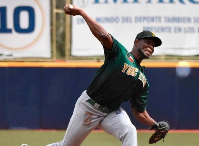 Leones de Yucatán vs. Guerreros de Oaxaca, juego 20 de los Leones, 1o de la serie, 1o doble cartelera, 7×1 4 del 160621 en Oaxaca, Radhamés Liz, pítcher ganador, 2a victoria Leones