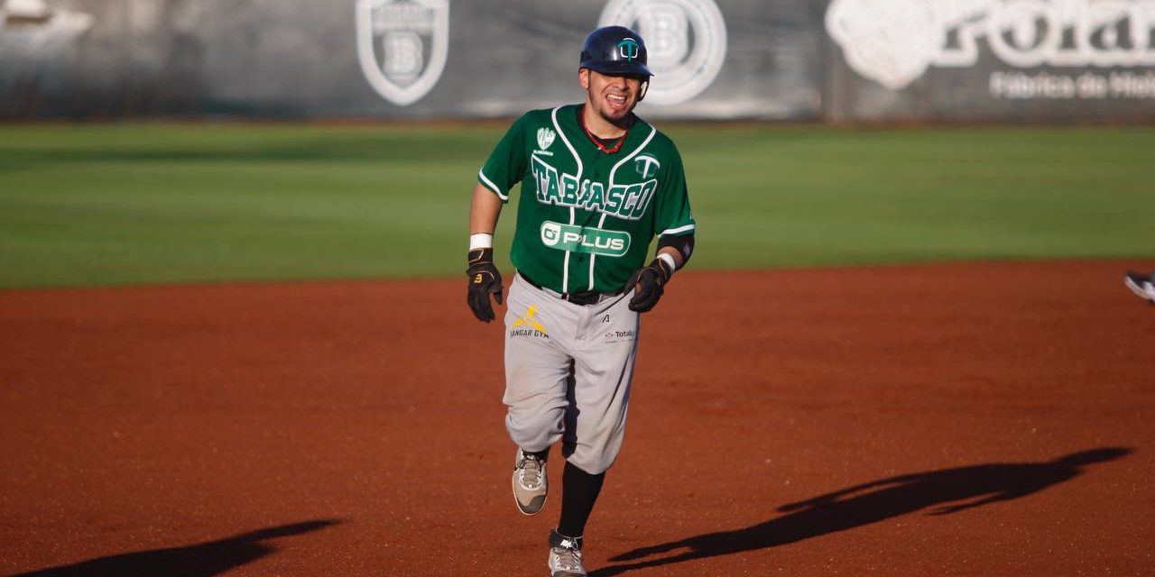 Olmecas de Tabasco vs. Tigres de Quintana Roo 9o juego de 2021 de los Tigres, 3o de la serie, serie para los Olmecas, 4×1 2 del 300521 en Cancún, Gilberto Galaviz, jonrón en la 5a entrada