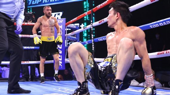 Vasyl Lomachenko vs. Masayoshi Nakatani gkot 9 del 260621 en Las Vegas