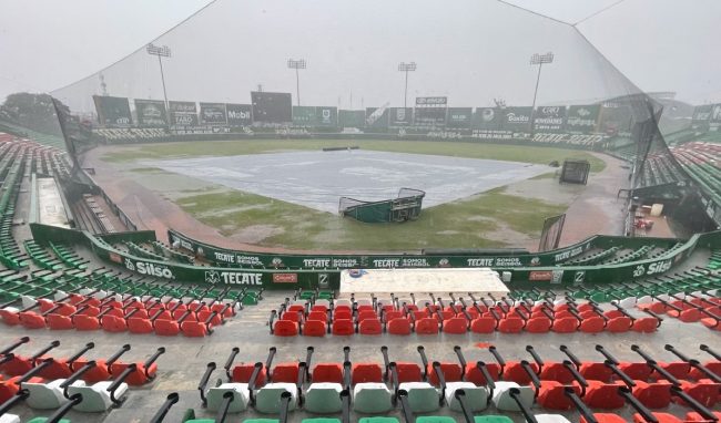 Leones de Yucatán vs. Piratas de Campeche, juego 46 y 48, respectivamente, 2o de la serie, suspendido por lluvia, del 170721