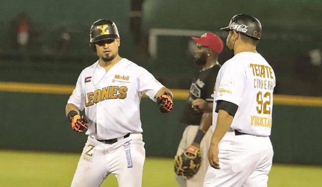 Leones de Yucatán vs. Piratas de Campeche, juegos 59 y 58, 1o de la serie, 12×5 del 300721 en Mérida, Wálter Ibarra