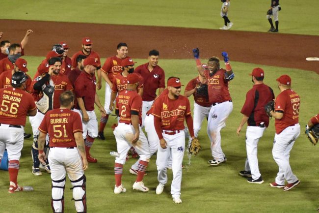 Piratas de Campeche vs. Guerreros de Oaxaca, juego 37, 3o de la serie, limpia para los Piratas, 2×1 1 del 080721 en Campeche, en 11 innings, 4o triunfo al hilo