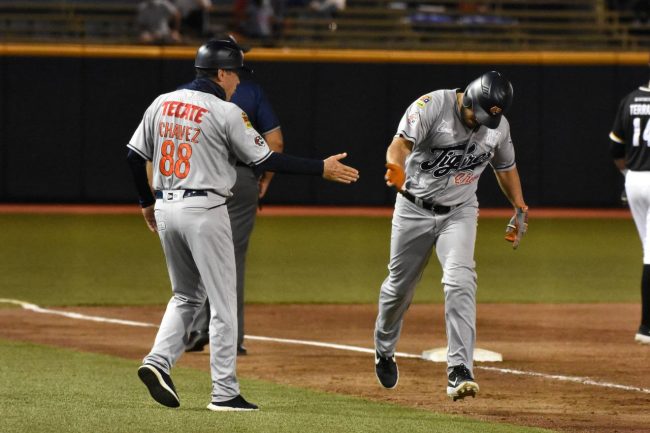 Tigres de Quintana Roo vs. Guerreros de Oaxaca, juego 39, 2o de la serie, serie empatada, 5×4 del 030721 en Oaxaca
