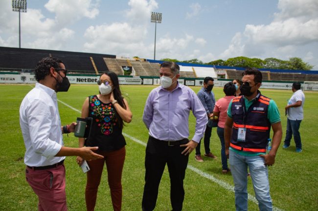Venados de Yucatán reunión para autorizar retorno de aficionados al estadio Carlos Iturralde Rivero, del 150721 Venados de Yucatán