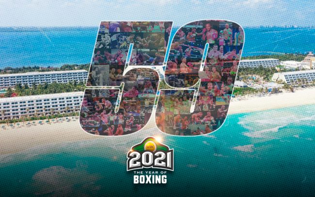 logo convención 2021 número 59 del CMB en Cancún