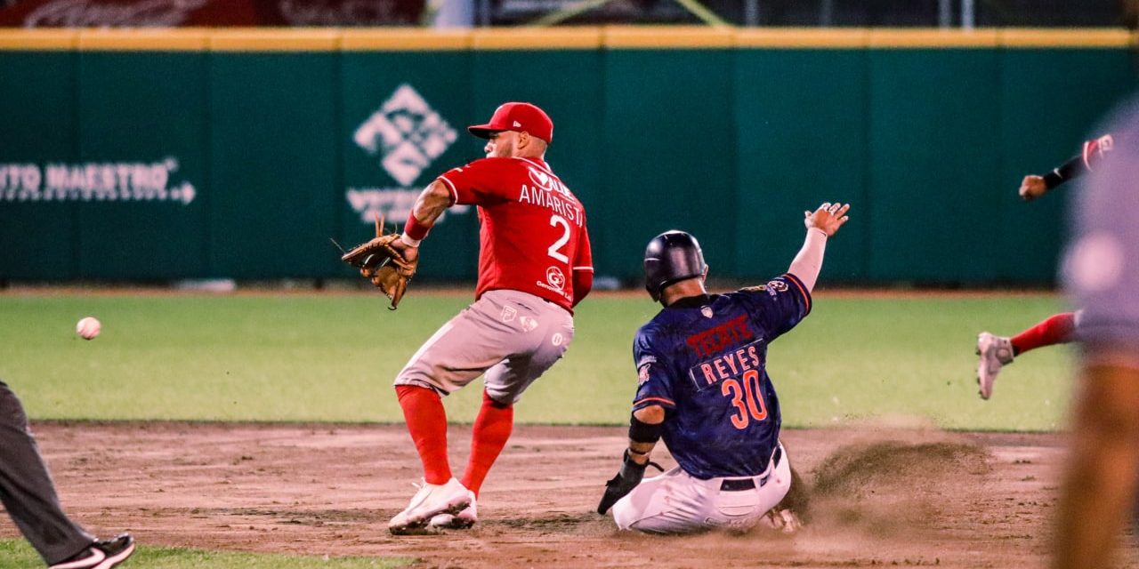 Águila de Veracruz vs. Tigres de Quintana Roo, juego 66, 2o de la serie, serie para el Águila, 14×1, 4 del 040821 en Veracruz, Alexi Amarista con Ángel Reyes