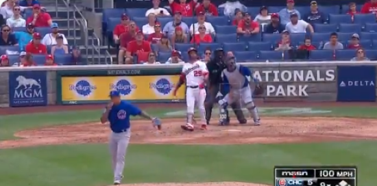 Manuel Bolón Rodríguez 1a derrota grandes ligas jonrón de Yadiel Hernández 9a entrada, 6×5, dejan tendidos a los Cubs, del 010821 en Washington