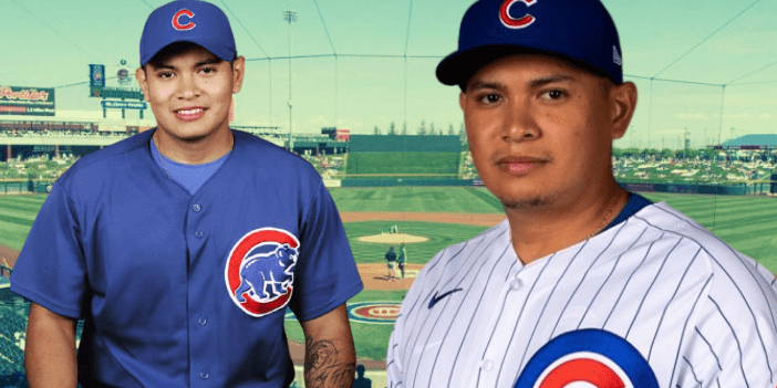 Manuel Bolón Rodríguez, fotocomposición con uniforme de los Cachorros de Chicago