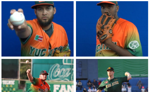 Yoanner Negrín, Radhamés Liz, Jake Thompson y Casey Harman, cuarteta para serie final del sur contra Diablos Rojos del México a partir del 270821 en la Ciudad de México