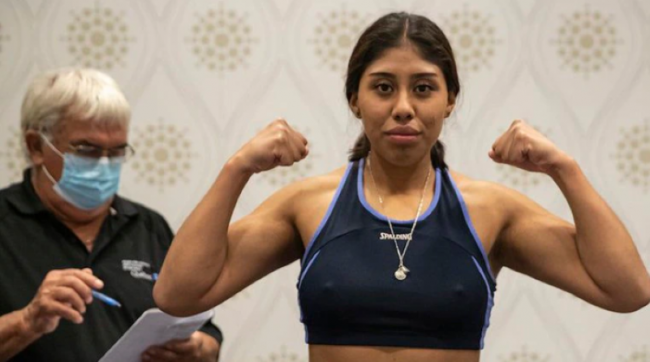 Jeanette Zacarías Zapata boxeadora mexicana de Aguascalientes fallecida el 020921 en Montreal tras ser noqueada el 280821 en Montreal