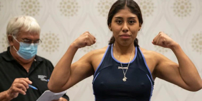 Jeanette Zacarías Zapata boxeadora mexicana de Aguascalientes fallecida el 020921 en Montreal tras ser noqueada el 280821 en Montreal
