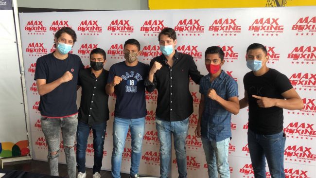 Diego Abraham Millet, Mauricio Abraham Millet, Zaíd Colorado Rejón presentación gemelos abraham millet como promotores, del 221021, para función del 131121