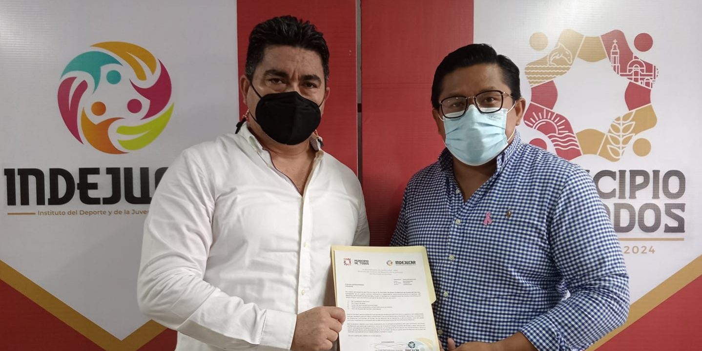 Óscar Calderón López, ratificado por Erick Jalil Velázquez Ocampo, como presidente de la CBCC del 211021 en Ciudad del Carmen