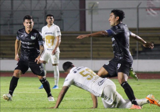 Pumas Tabasco empata con el Cancún F.C. fecha 13 torneo de apertura liga de expansión 0-0 2 del 191021 en Villahermosa