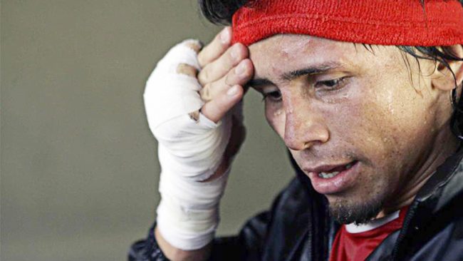 Edwin Valero de perfil