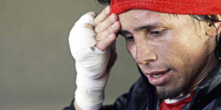 Edwin Valero de perfil