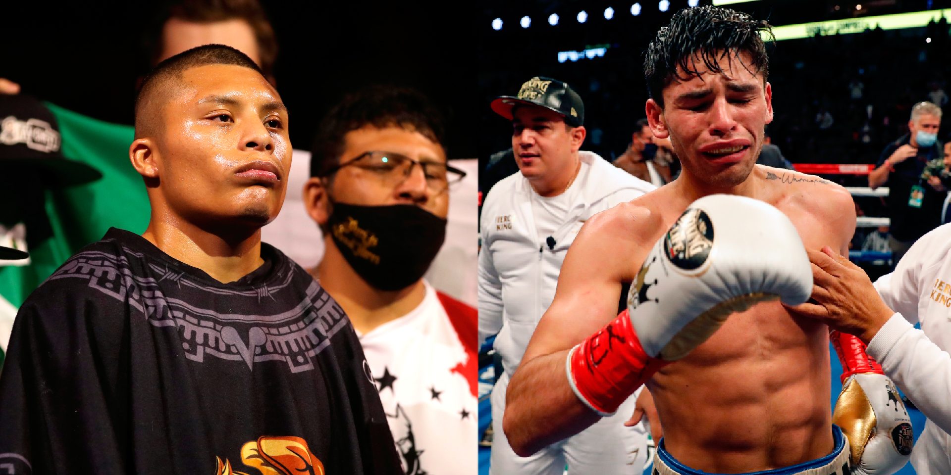 Isaac Pitbull Cruz fotocomposición con Ryan García 1