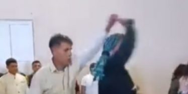 Miguel Ángel González, bailando en clínica de rehabilitación del 221221 al parecer en la Ciudad de México