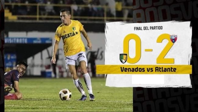 Potros del Atlante vs. Venados de Yucatán juego de ida 4os de final torneo apertura liga de expansión 2-0 del 021221 en Mérida