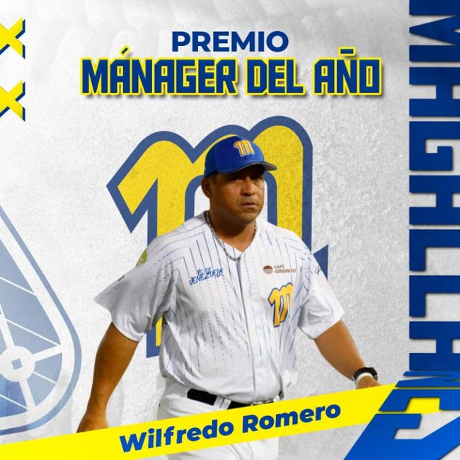 Willie Romero, como mánager de los Navegantes de Magallanes