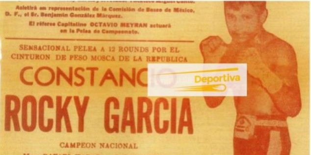 cartel Miguel Canto vs. Rocky García recortado