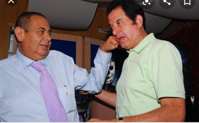 Arturo Rivera con Alfonso Morales