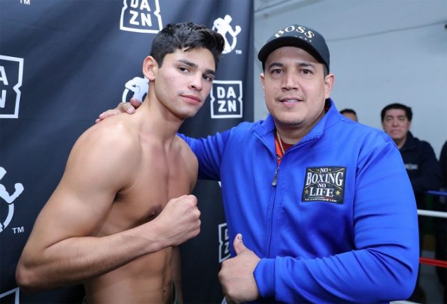 Ryan García con Eddy Reynoso