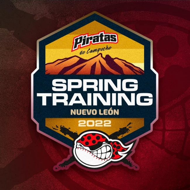 logo Piratas de Campeche, pretemporada 2022 en Nuevo León