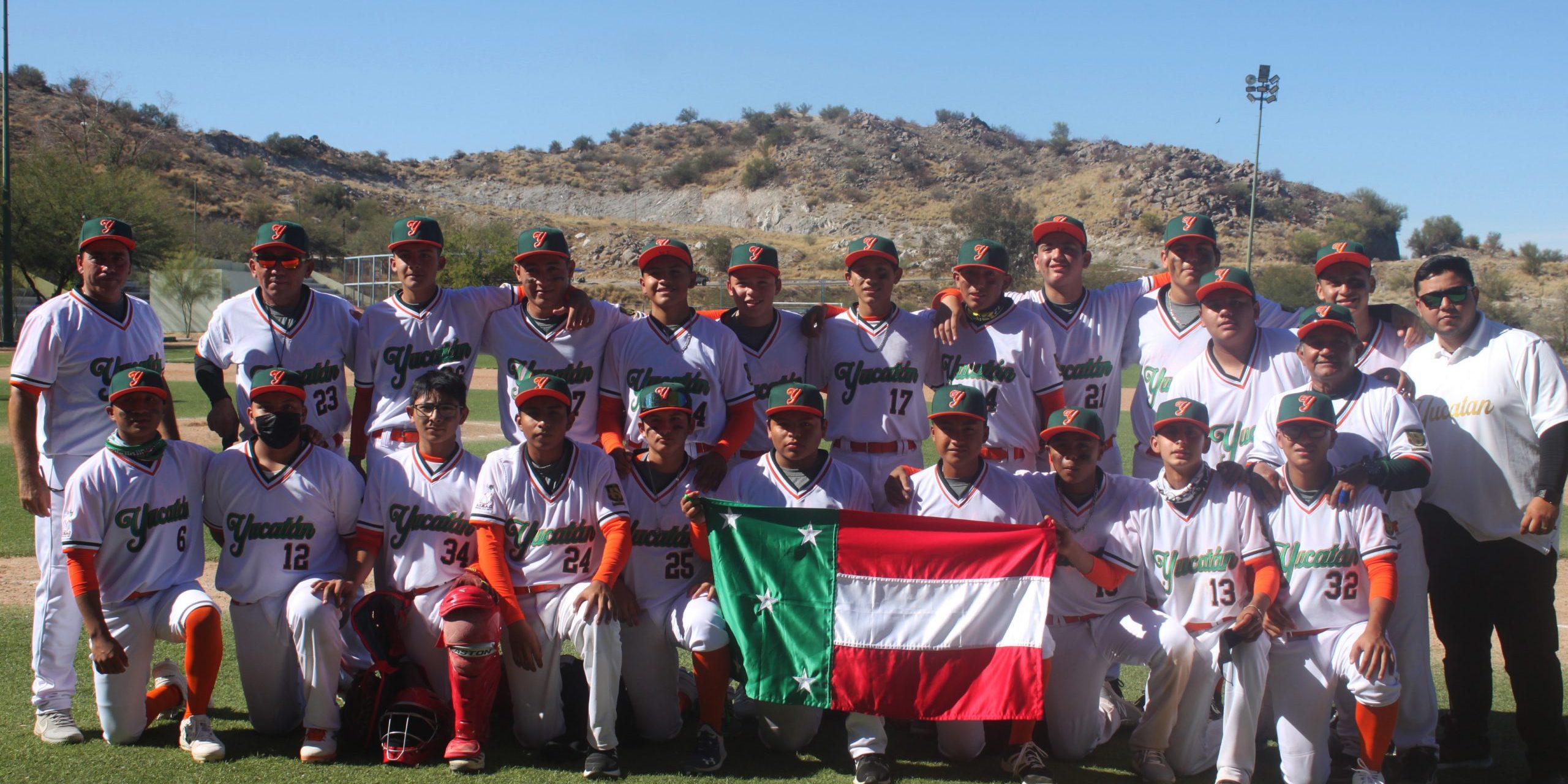 Selección Yucatán U-15 vencedora de Coahuila primer juego nacional u-15 9×5 del 120322 en Hermosillo