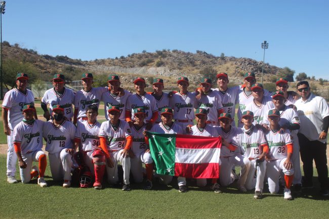 Selección Yucatán U-15 vencedora de Coahuila primer juego nacional u-15 9×5 del 120322 en Hermosillo