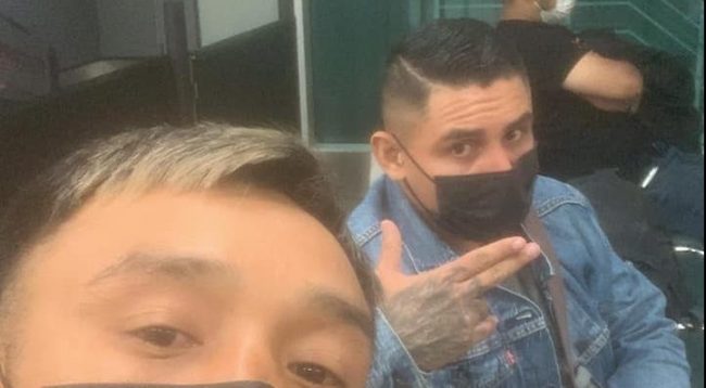 Silverio Chamaco Ortiz con José de Atocha Pacheco del 080322 en Toronto