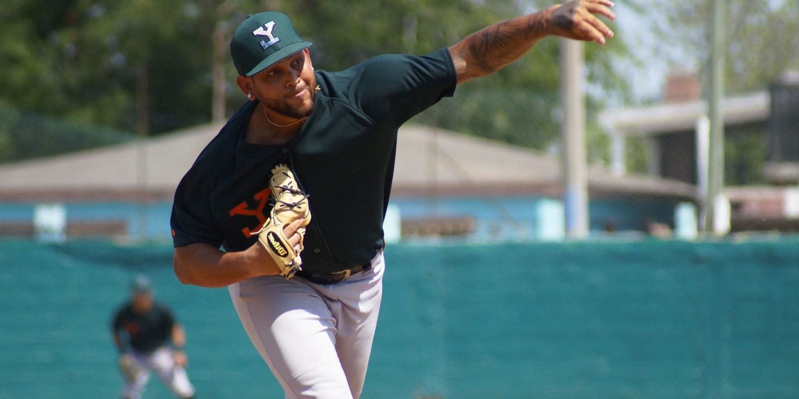 Leones de Yucatán vs. Tecolotes de los dos Laredos pretemporada 2×1, 3 del 080422 en Río Bravo, Tamaulipas, Henderson Álvarez p