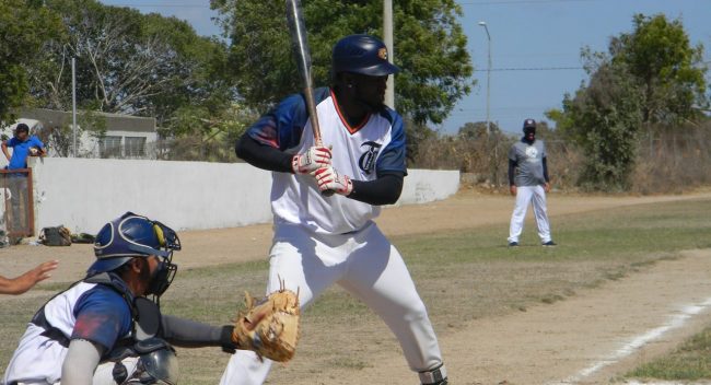 Tigres de Quintana Roo vs. Constructores de Covec 9×6 2o juego de pretemporada, en Estación Dimas, Sinaloa, del 020422, Olmo Rosario