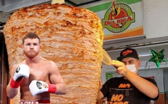taquería del canelo álvarez fotocomposición