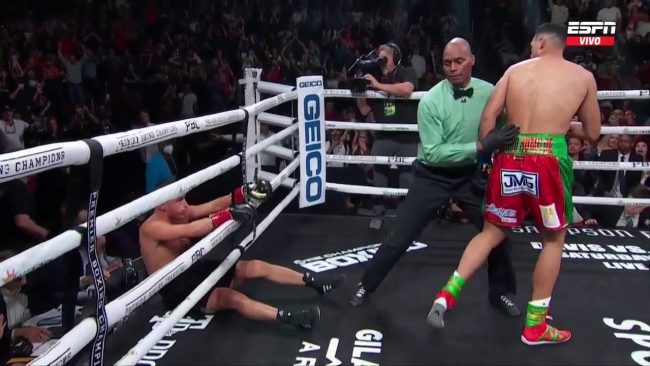 David Benavídez vs. David Lemieux gkot 3 1 del 210522 en Phoenix, Arizona