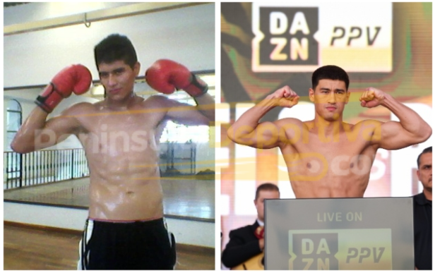 Manuel Venado Ceballos fotocomposición con Dmitry Bivol