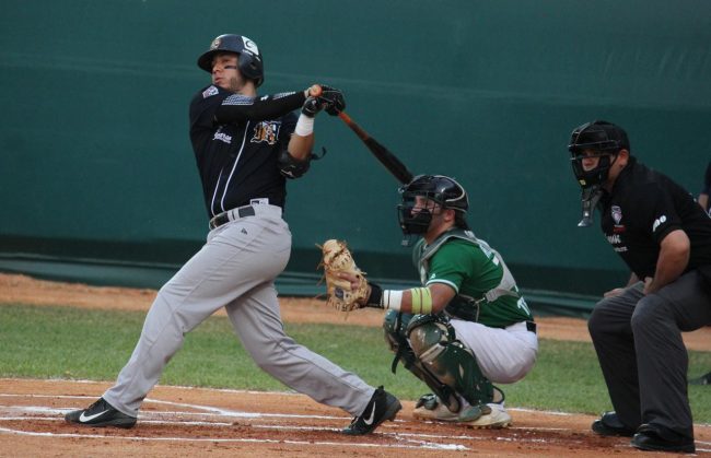 Olmecas de Tabasco vs. Tigres de Quintana Roo, juego 14 de los Tigres, 2o de la serie, serie empatada, 14×9 del 070522 en Macuspana, Irving Zazueta