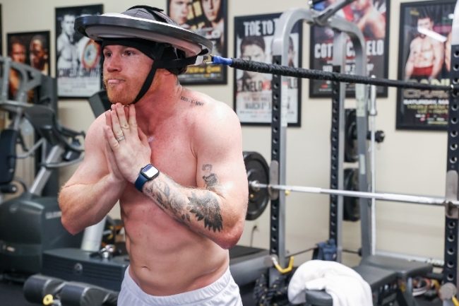 Saúl Canelo Álvarez entrenamiento 9 del 020522 para Bivol