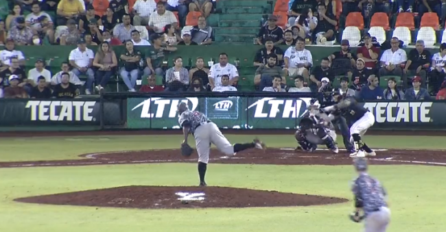 Toros de Tijuana vs. Leones de Yucatán, juego 30, 3o de la serie, limpia de los Toros, 3×2, del 260522 en Mérida