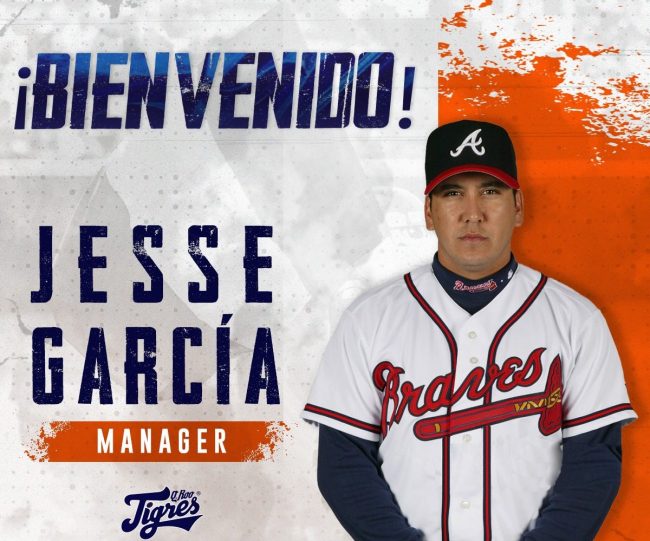 Jesús Jesse García, nuevo mánager de los Tigres de Quintana Roo, anunciado contratado el 210622