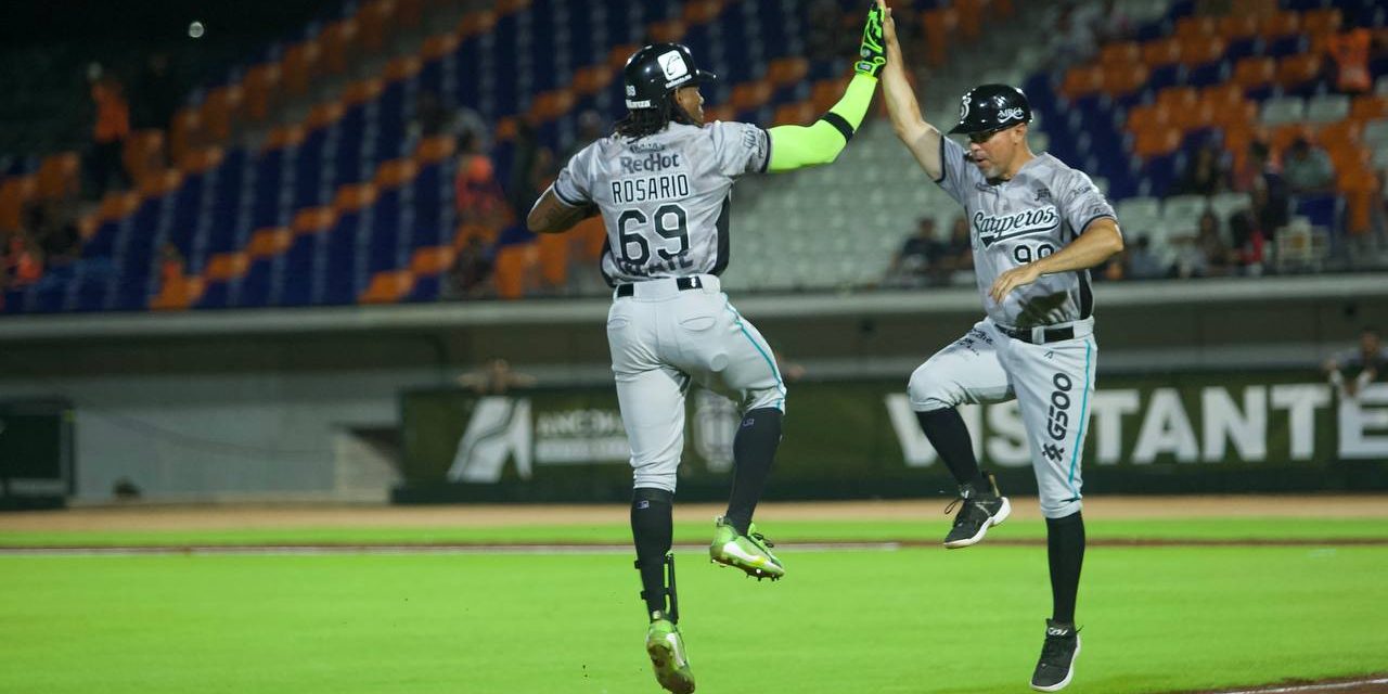 Saraperos de Saltillo vs. Tigres de Quintana Roo, juego 41, 2o de la serie, serie empatada 13×10, del 080622 en Cancún