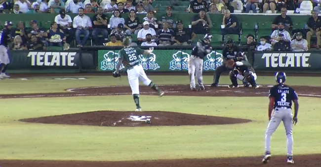 Sultanes de Monterrey vs. Leones de Yucatán, juego 42, 3o de la serie, serie para los Sultanes, 5×4, del 090622 en Mérida