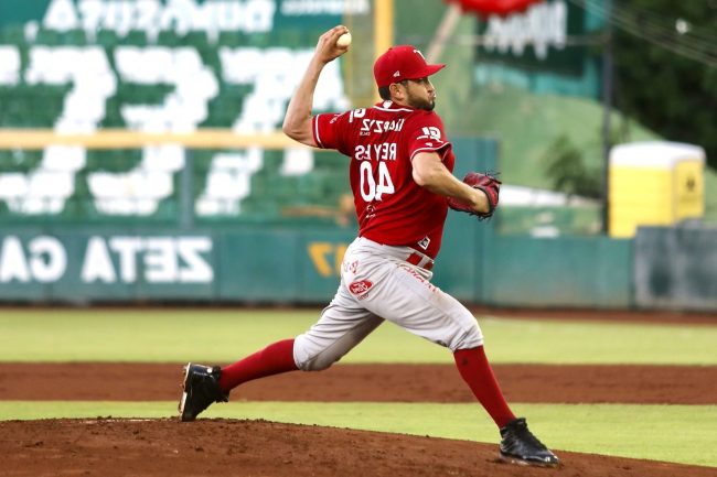 Águila de Veracruz vs. Leones de Yucatán, juego 66, 3o de la serie, serie para el Águila, 5×0, del 100722 en Mérida, David Reyes, abridor y ganador, 7-4