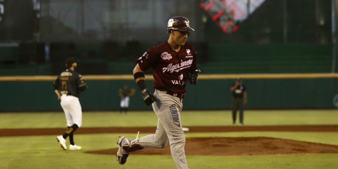 Algodoneros del Unión Laguna vs. Leones de Yucatán, juego 67, 1o de la serie, 5×3, del 120722 en Mérida, Nick Torres, 8o jonrón, solitario, 1er inning